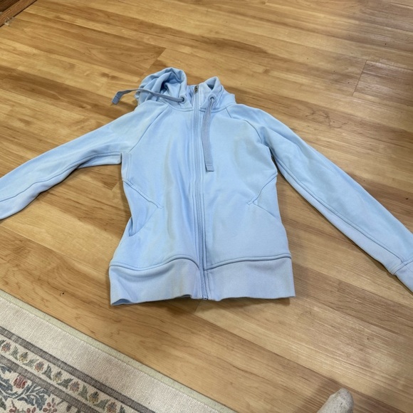 Athleta triumph jacket in baby blue size xs EUC - Picture 2 of 4